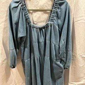 Free People Denim Minidress